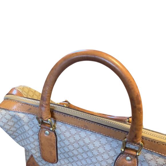 CELINE Triumph Monogram Canvas Boston Bag - Picture 6 of 12